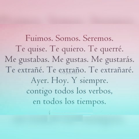 Contigo Todos Los Verbos En Todos Los Tiempos - FRASES.PW