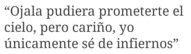 Ojala Pudiera Prometerte El Cielo…