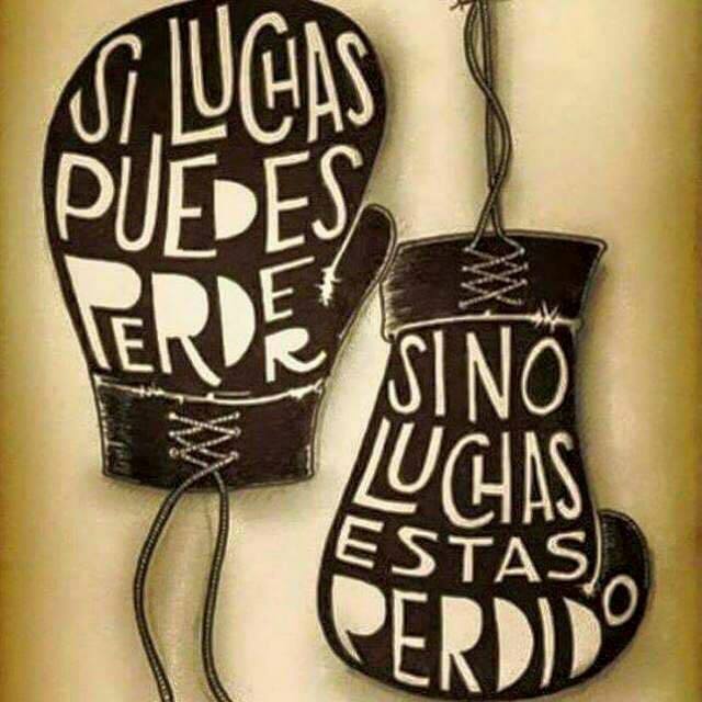 si luchas
