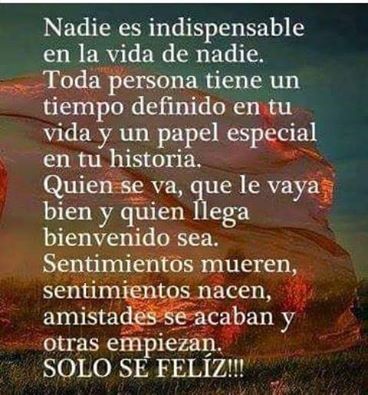 Nadie Es Indispensable En La Vida De Nadie FRASES.PW