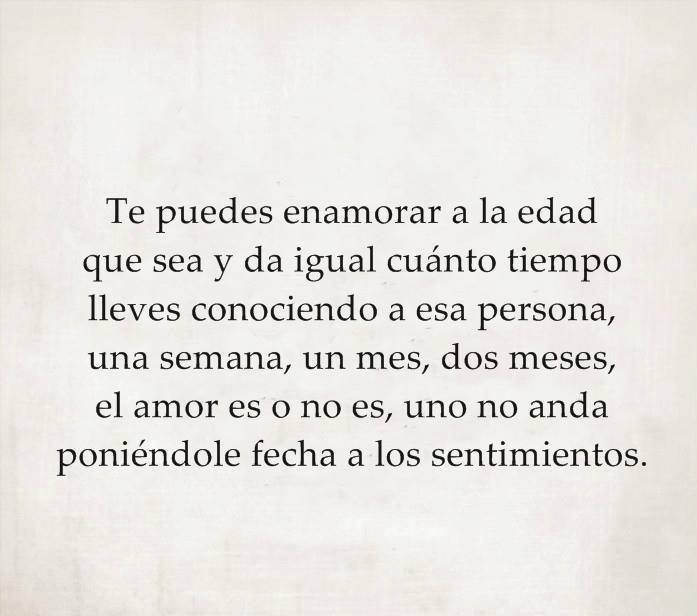 Te Puedes Enamorar A La Edad Que Sea… 