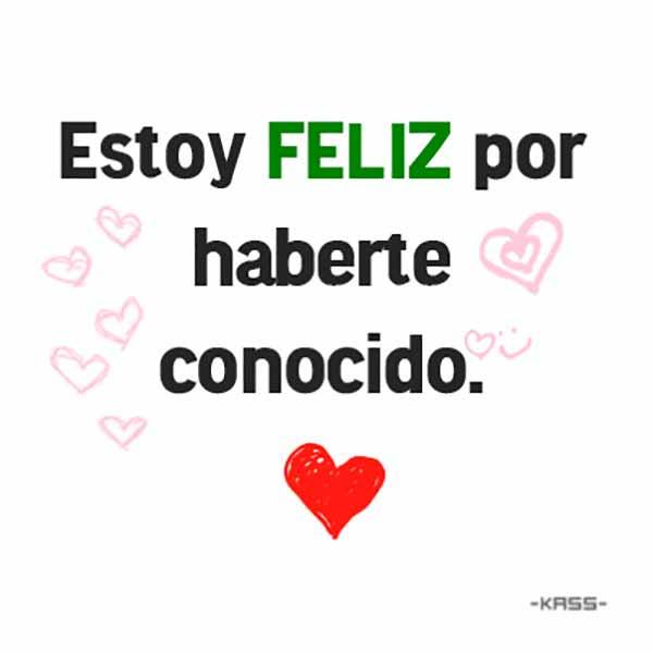 Estoy Feliz Por Haberte Conocido - FRASES.PW