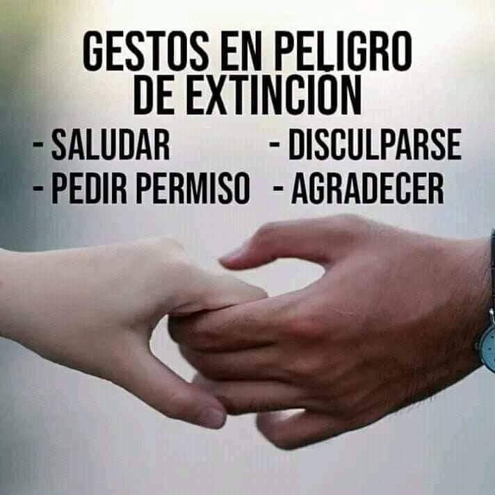 Gestos en peligro de Extinción 