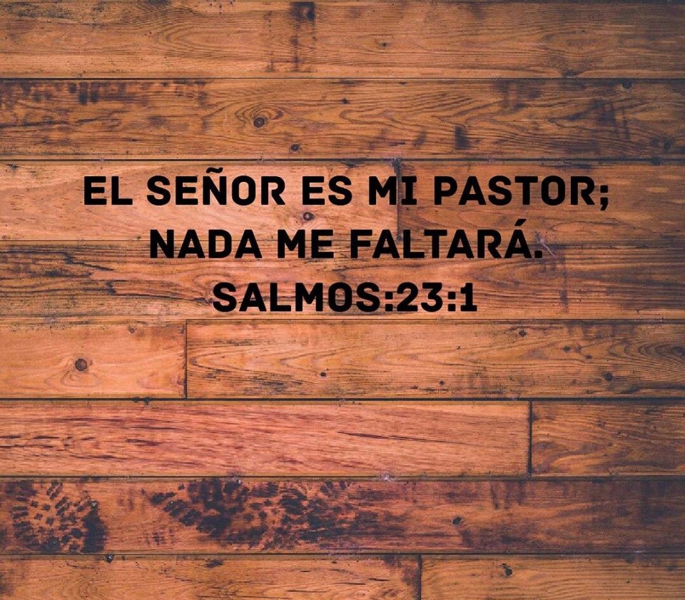 El Senor Es Mi Pastor Y Nada Me Faltara Salmos 23 1 Frases Pw