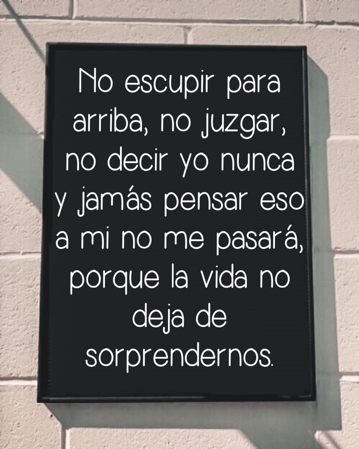 La vida no deja de sorprendernos 