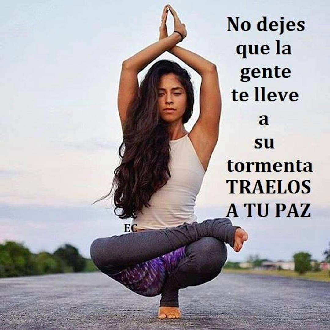 No dejes que la gente te lleve a su tormenta tráelos a tu paz