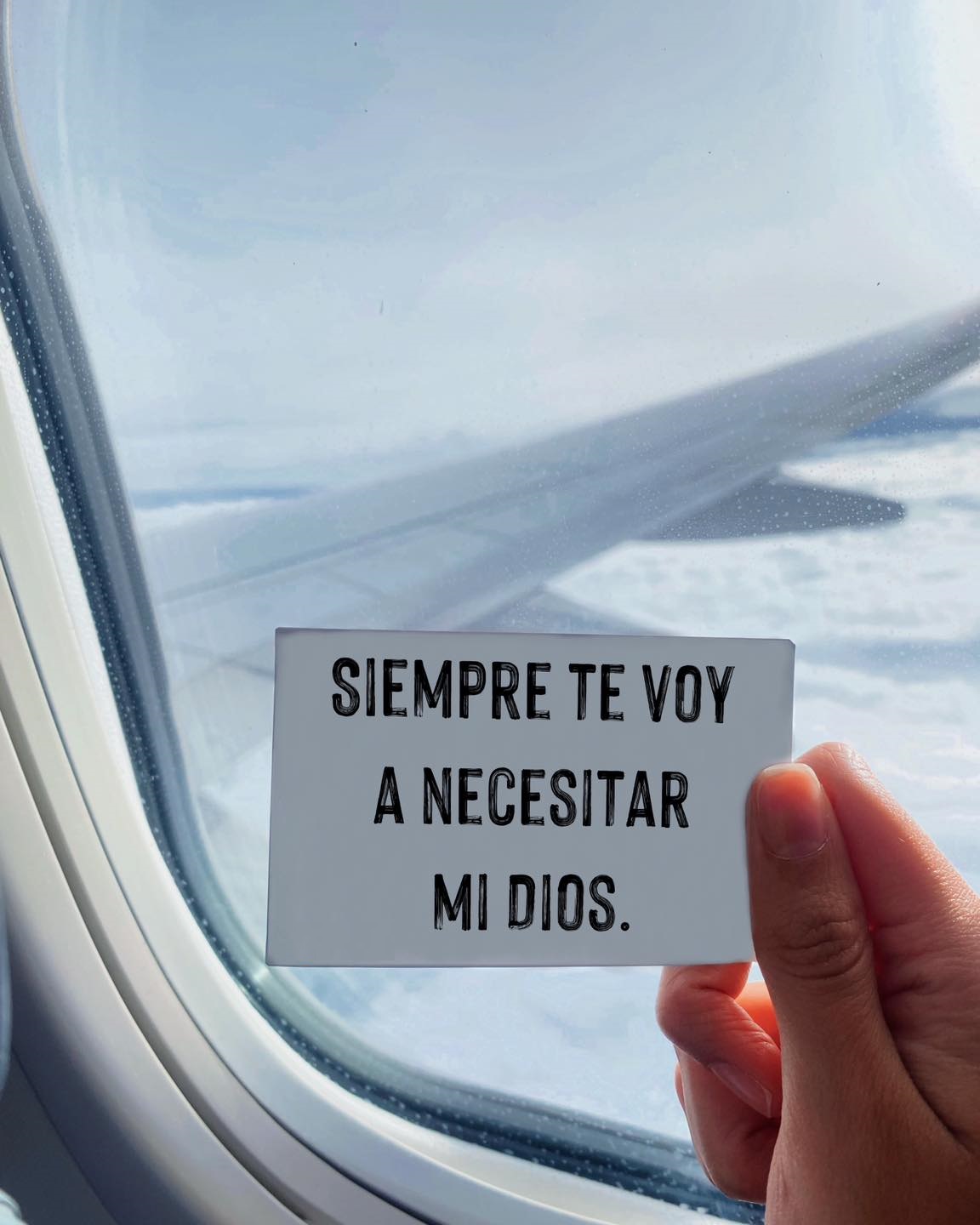 Siempre te voy a necesitar mi Dios