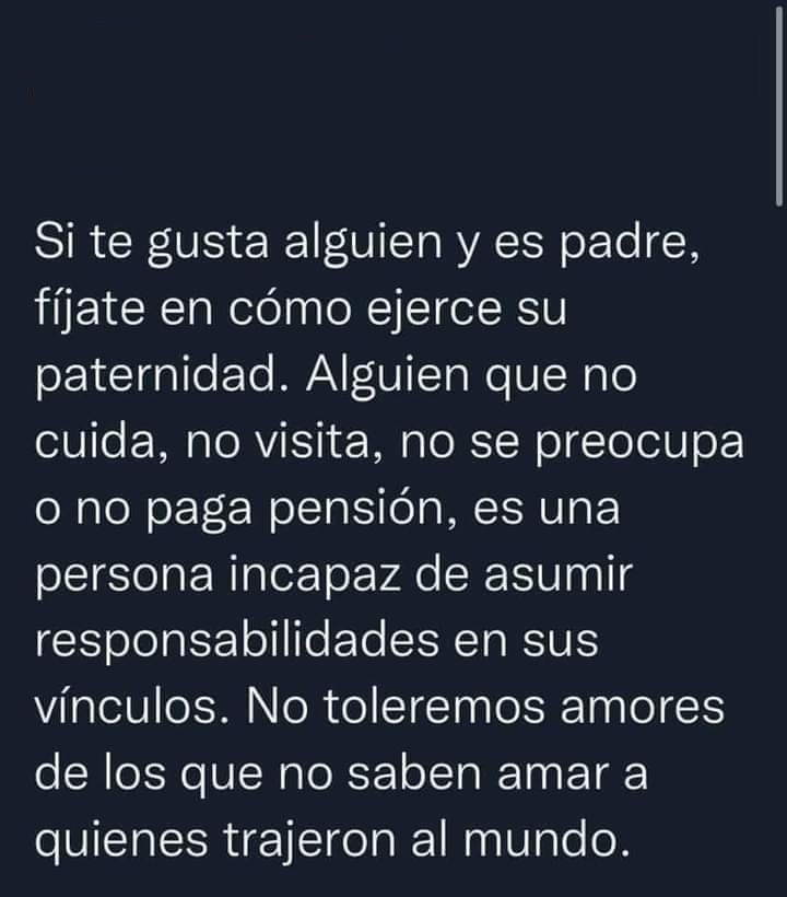 Si te gusta alguien y es padre, fíjate en cómo ejerce su paternidad