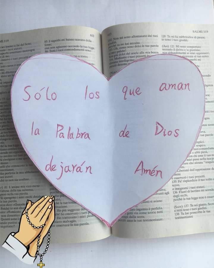 Sólo los que aman la palabra de Dios dejan amen