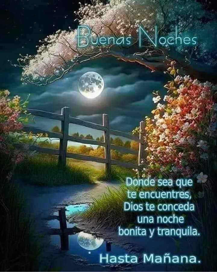 Buenas noches donde sea que te encuentres