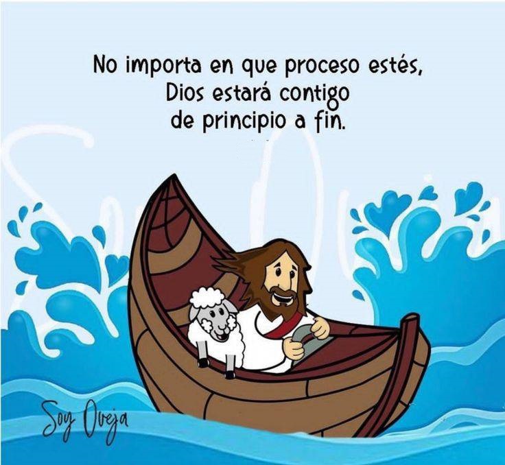 No importa en que proceso estés, Dios estará contigo de principio a fin