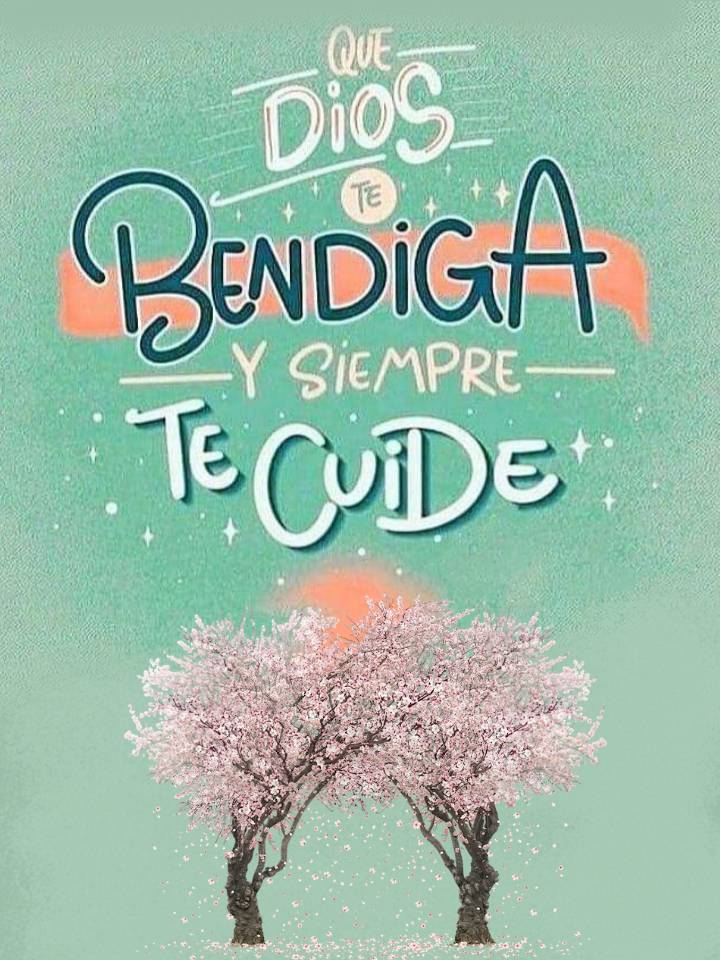 Que Dios te bendiga y siempre te cuide