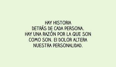 Hay historia detrás de cada persona