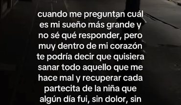 Cuando me preguntan cual es mi sueño más grande