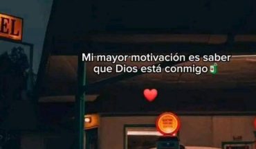 Mi mayor motivo es saber que Dios está conmigo