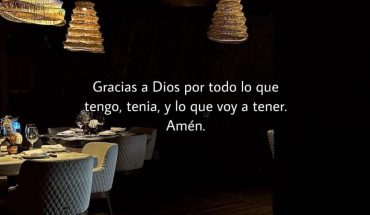 Gracias a Dios por todo lo que tengo, tenía y lo que voy a tener. Amen