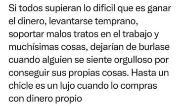 Si todos supieran lo dificil que es ganar el dinero