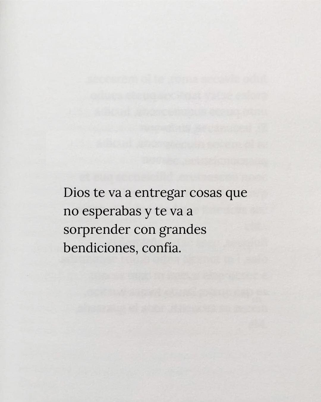 Dios te va entregar cosas que no esperabas