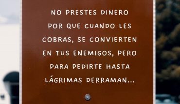 No prestes dinero por que cuando les cobras, se convierten en tu enemigos