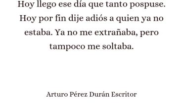 Hoy llegó ese día que tanto pospuse. Hoy por fin dije adiós a quien ya no estaba