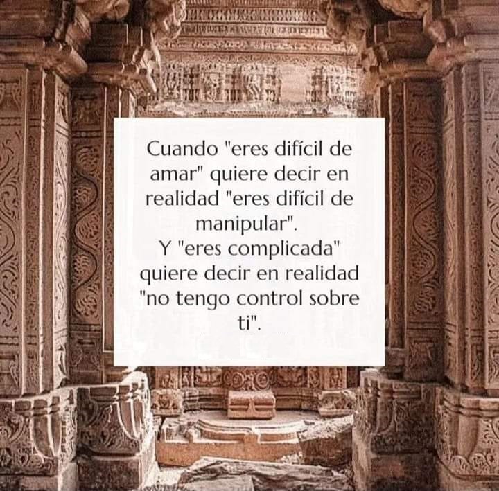 Cuando "eres difícil de amar" quiere decir en realidad "eres difícil de manipular"