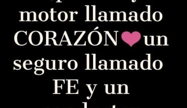 La vida no es fácil,pero hay un motor llamado CORAZÓN