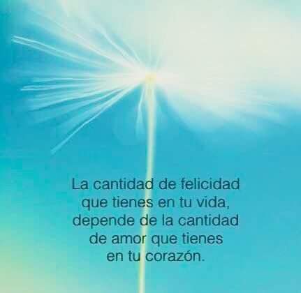 La cantidad de felicidad que tienes en tu vida
