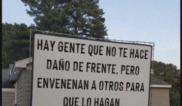 Hay gente que no te hace daño de frente