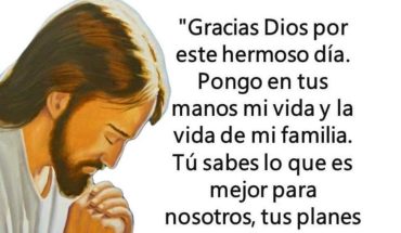 Jueves Gracias Dios por este hermoso día