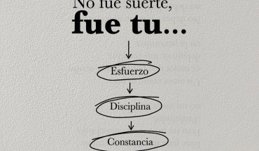 No fue suerte, fue tu...