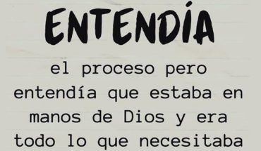 Job no entendía el proceso pero entendía que estaba en manos de Dios