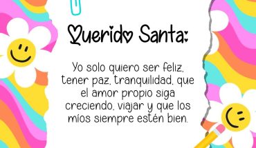 Querido Santa: Yo solo quiero ser Feliz