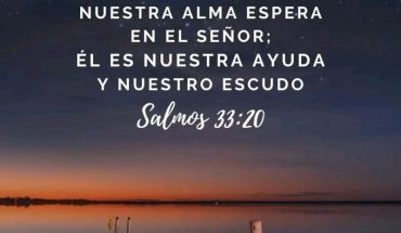 Nuestra alma espera en el Señor; Él es nuestra ayuda y nuestro escudo Salmo 33:20