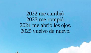 2025 vuelvo de nuevo