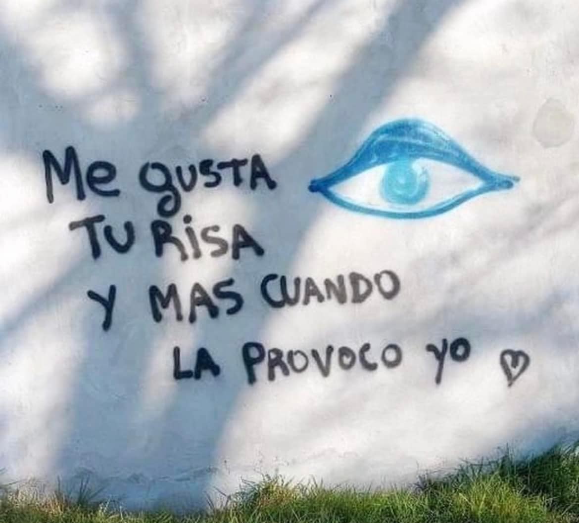 Me gusta tu risa y más cuando la provoco yo