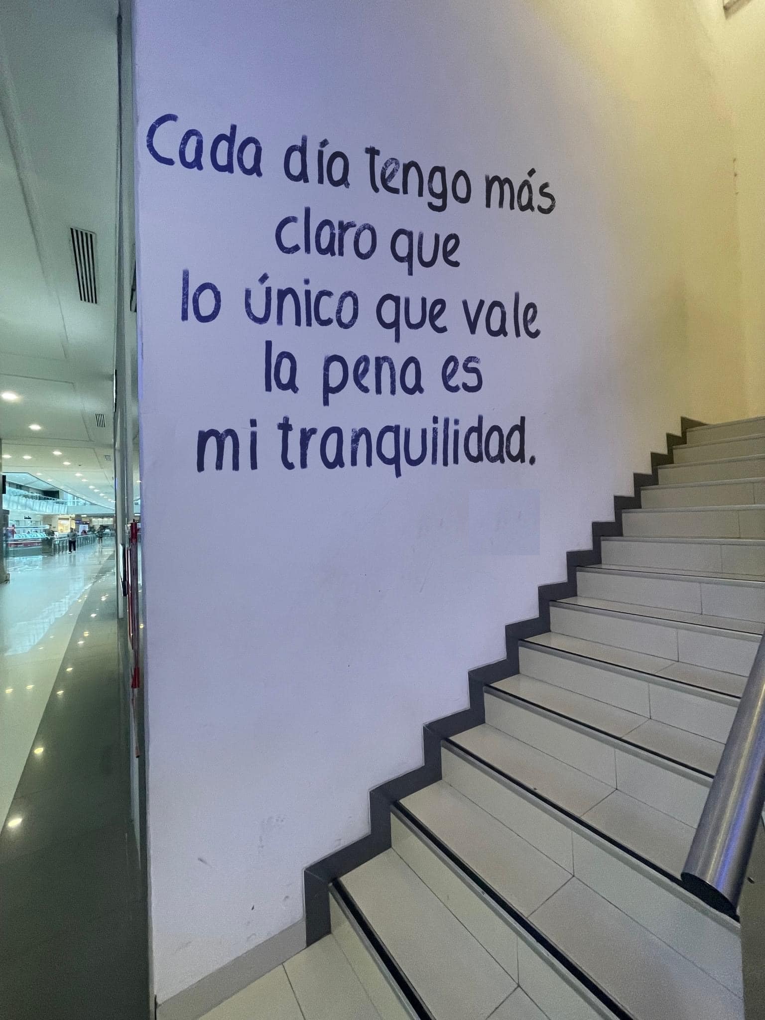 Cada día tengo más claro que lo único que vale la pena es mi tranquilidad