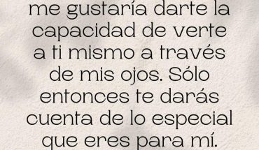 Si yo pudiera darte una cosa en la vida