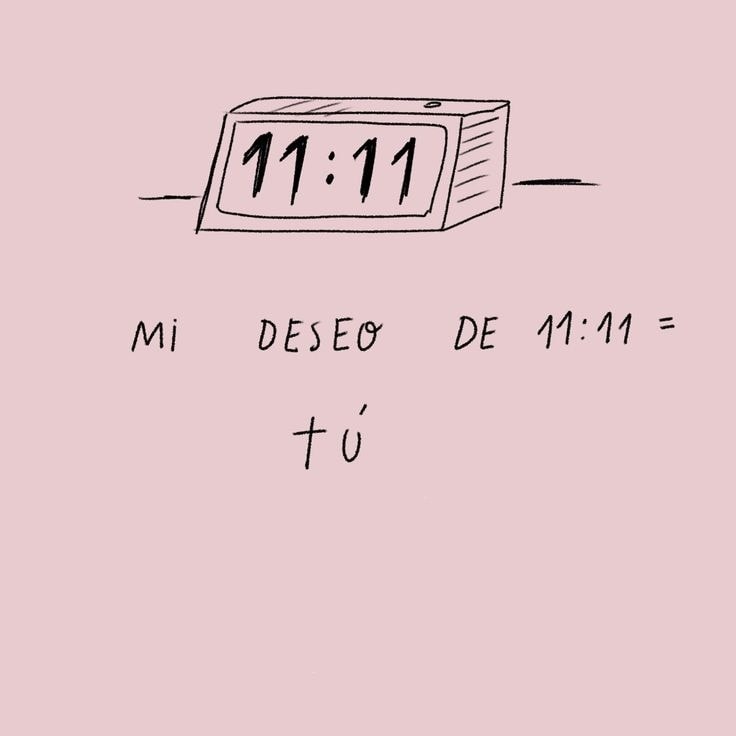Mi deseo de 11:11 = Tú