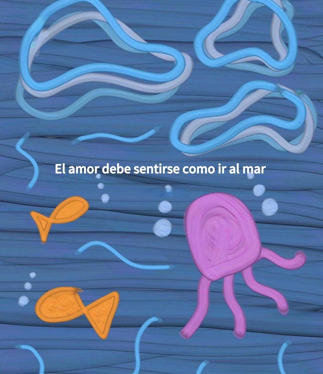 El amor debe sentirse como ir al mar