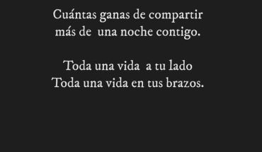 Cuantas ganas de compartir más de una noche contigo