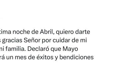 Última noche de Abril, quiero darte las gracias Señor por cuidar de mi y mi familia
