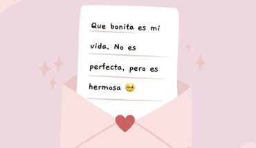 Que bonita es mi vida, no es perfecta, pero es hermosa