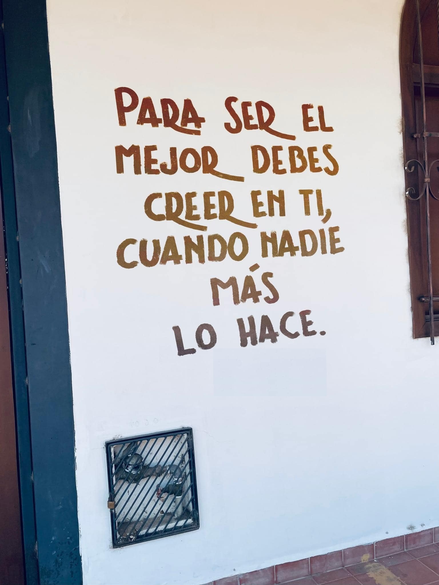 Para ser el mejor debes creer en ti, cuando nadie más lo hace
