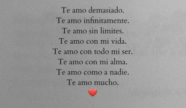 Mamá Te amo demasiado