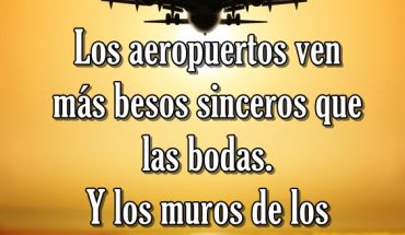 Los aeropuertos ven más besos sinceros que la bodas