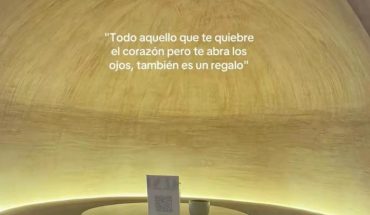 Todo aquello que te quiebre el corazón pero te abra los ojos, también es un regalo