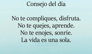Consejo del día