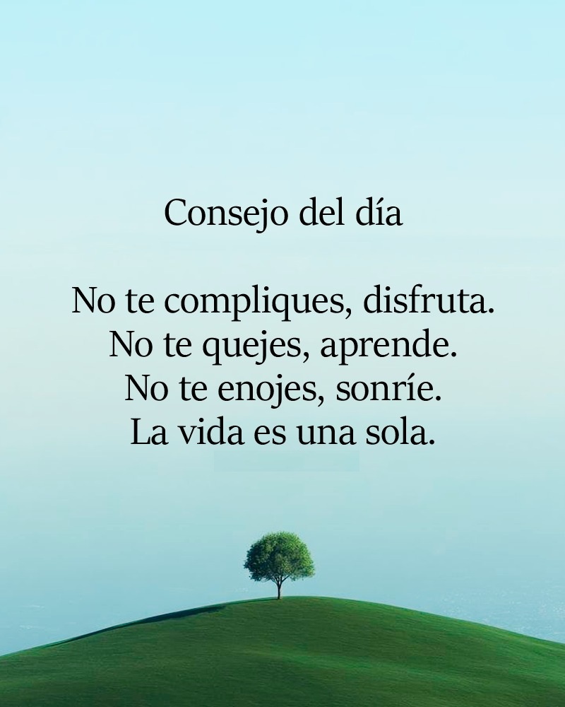 Consejo del día