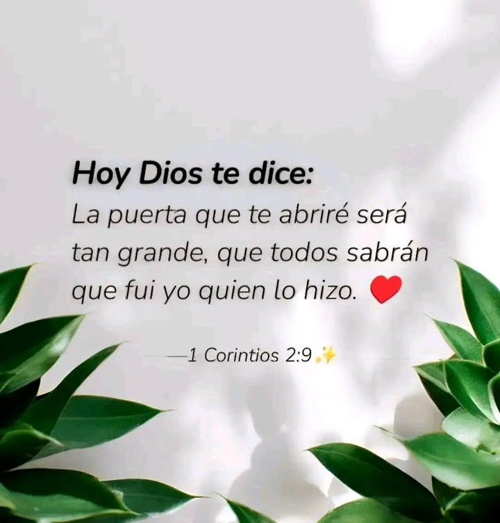 Hoy Dios te dice: