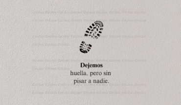 Dejemos huella, pero sin pisar a nadie